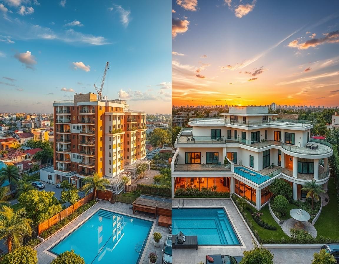 Affordable vs. Luxury Housing