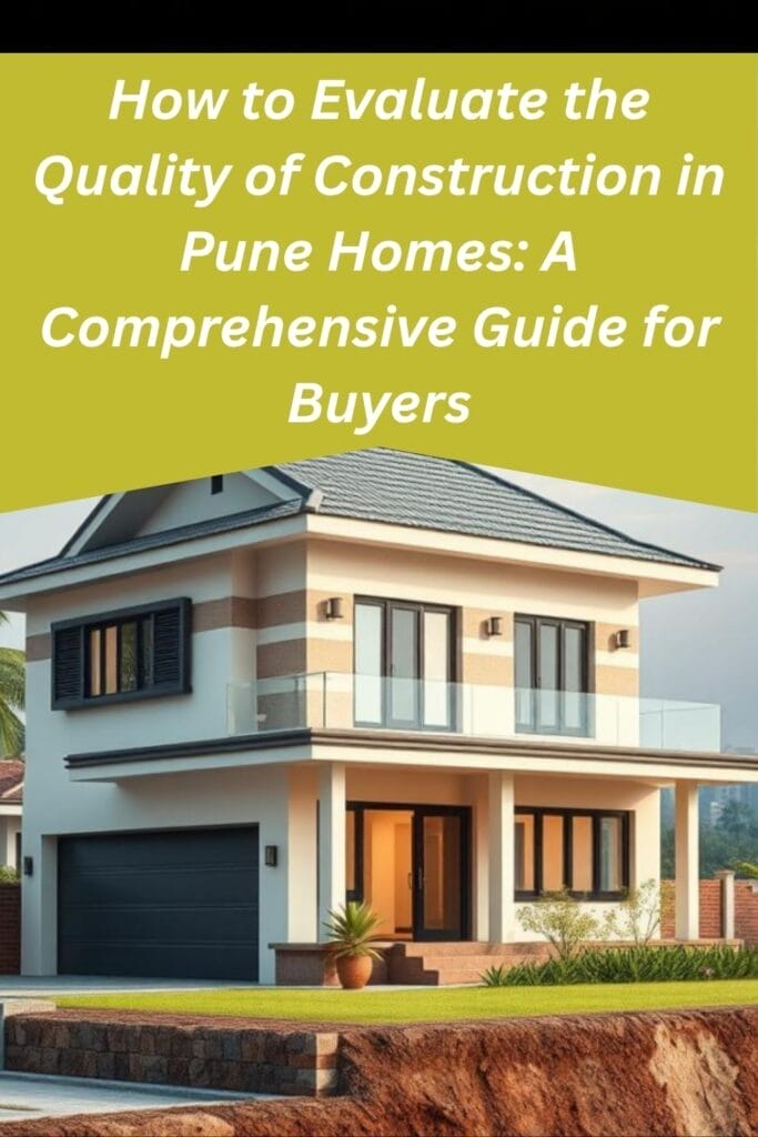 How to Evaluate the Quality of Construction in Pune Homes: A Comprehensive Guide for Buyers