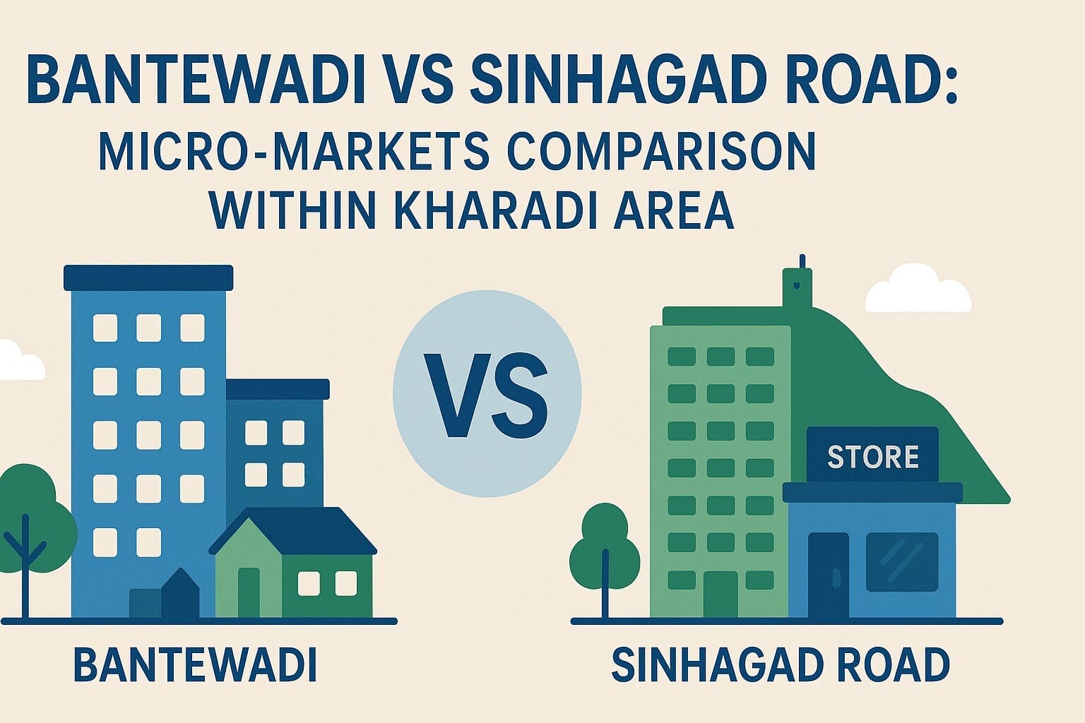 Bantewadi Vs Sinhagad Road: Micro-Markets Comparison Within Kharadi Area