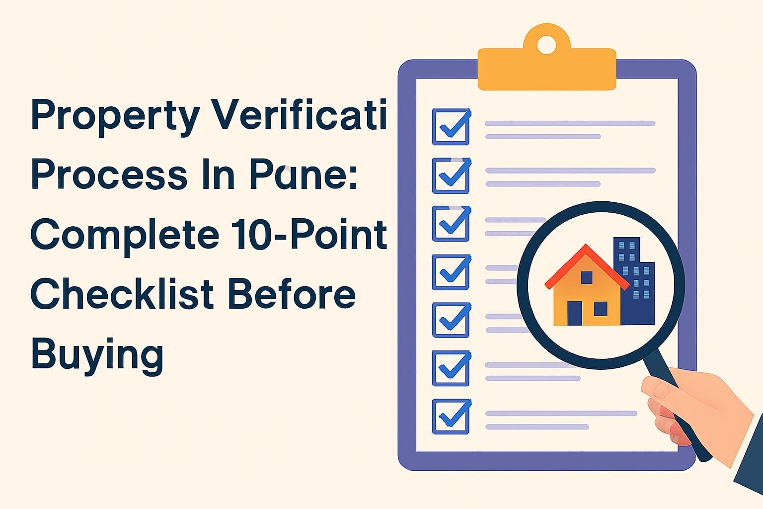  Property Verification Process In Pune: Complete 10-Point Checklist Before Buying